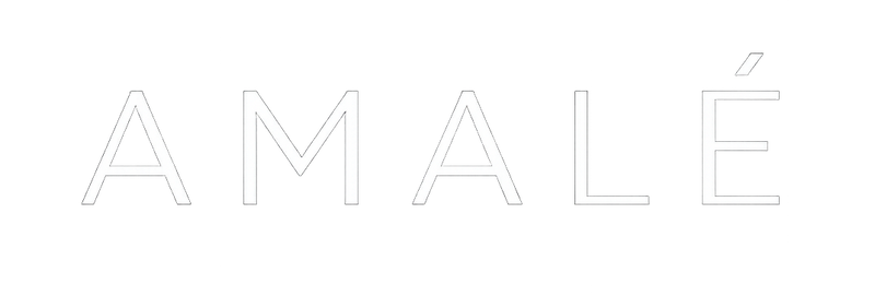 White text 'AMALé' on a black background